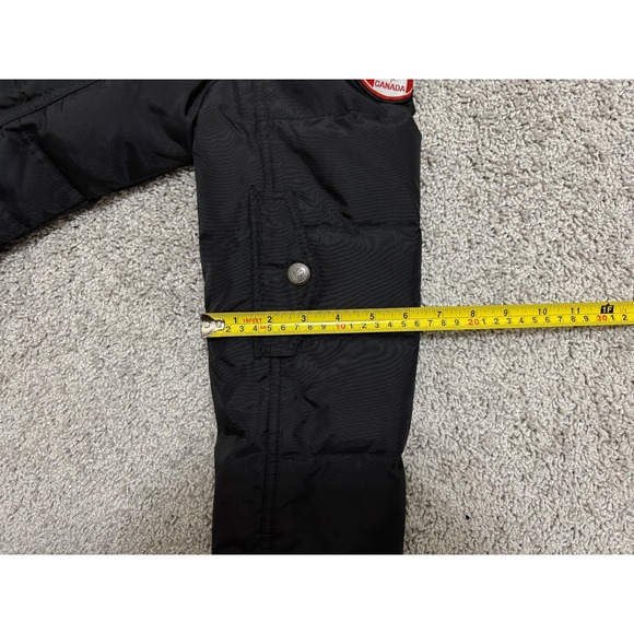 PAJAR Down Coat Puffer Jacket Hooded Pockets Global News Black Womens Medium - Picture 16 of 16